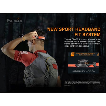 Fenix 1500 Lumen Rechargeable Trail Running Headlamp HM65R-T